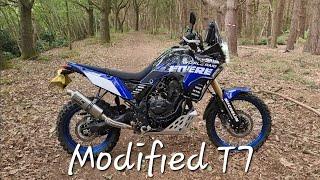 yamaha tenere 700 walkaround modified off road mods t7