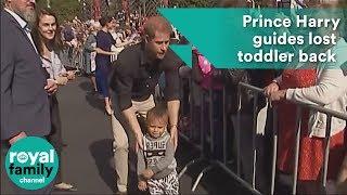 Prince Harry guides lost toddler back to his parents during Rotorua visit