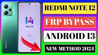 Redmi Note 12 Frp Bypass | Redmi Note 12 Frp Bypass Android 13 | Redmi Note 12 Frp Bypass 2024