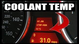 How To View Coolant Temperature On BMW Via Secret Menu