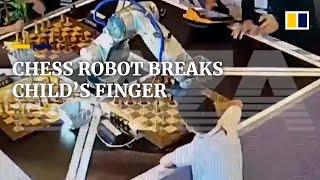 Chess robot breaks child’s finger during an international tournament in Russia