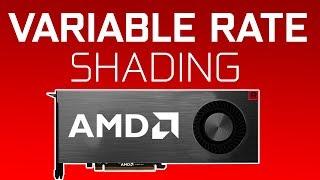 AMD is Working on Variable Rate Shading!