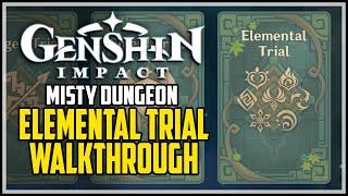 Elemental Trial Misty Dungeon Genshin Impact