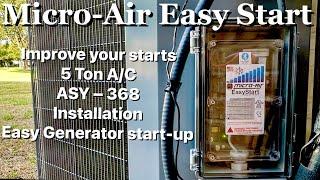 Micro-Air EasyStart ASY-368 5 Ton A/C Installation