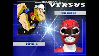 mugen request popeye vs red ranger