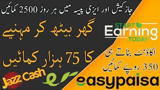 Earn up to PKR 70,000 Monthly With an Online Earning Website, Withdraw Via EasyPaisa and JazzCash