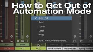 How to get out of Automation Mode