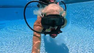 Zoey Most Viewed Scuba Pool Video