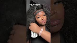 HOW I STYLE MY CURLY WIGS ️‍Sterly Hair  #frontal #wigs #wiginfluencer #babyhair