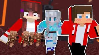 MAIZEN :JJJ's little sister interrupts his date! ! ? Minecraft Animation JJ & Mikey