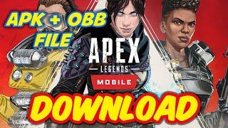 Apex Legends Mobile APK+OBB(file) Download link | How to install from download file