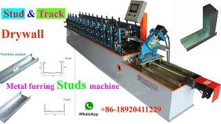 "metal stud and track "metal furring roll forming machine,furring channel machine,steel stud machine