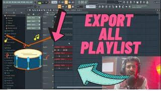 [Hindi]Export All Playlist For Collaboration or Send Projects Files | FLSTUDIOTIPS | New Latest