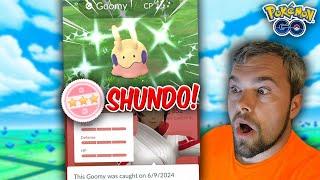 Shundo Goomy Caught! (Pokémon GO Community Day)