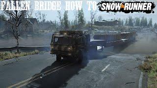 Fallen Bridge New Snowrunner Phase 6 Update Quick Generator How To As Well Metal Beams And Slabs