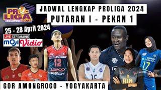 Jadwal Lengkap Proliga 2024 Putaran pertama Pekan I ~ Lavani hadapi Pendatang Baru ~ Gor Amongrog