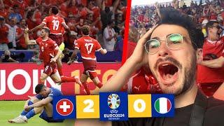 Le moment où la SUISSE a ÉLIMINÉ l'Italie ! (Suisse 2-0 Italie)