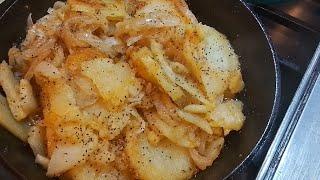 Cook With Me - Old-Fashioned FRIED Potatoes & Onions #friedpotato #recipe #onions