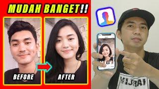 FACEAPP !! LAGI VIRAL Filter di Tiktok dan Instagram Cara EDIT UBAH WAJAH Cowok Jadi Cewek CANTIK!!