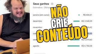 NÃO VIRE CRIADOR DE CONTEÚDO