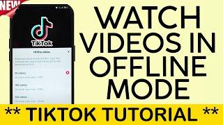How to Watch Tiktok in Offline Mode | Download Multiple Tiktok Video | New TIKTOK UPDATE (2024)
