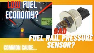 SYMPTOMS OF A BAD FUEL RAIL PRESSURE SENSOR