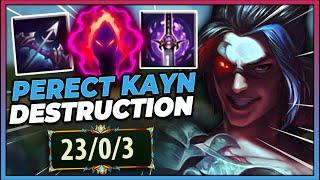 ONCE A SEASON I WILL PLAY KAYN WITH 100% PERFECTION (NUTTIEST GAMEPLAY) - League of Legends