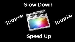 How to Speed Up or Slow Down a Clip in Final Cut Pro X