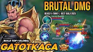 GATOTKACA BEST BUILD 2025 | BUILD TOP 1 GLOBAL GATOTKACA GAMEPLAY | MOBILE LEGENDS