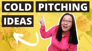The Easy Way to Cold Pitch as a Beginner Freelance Writer// cold email to make money writing