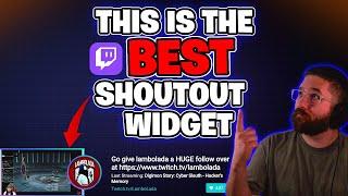 The BEST Shoutout Widget for your Twitch Streams! Random Clip Shoutout