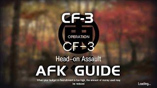 CF-3 | AFK Easy Guide | A Flurry to the Flame | 【Arknights】