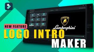 Logo Intro Maker - Filmora New Feature | Logo Reveal Intro | Logo Animation