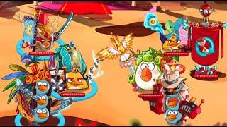 Angry Birds Epic: Red, Chuck & Blue Birds (New Helms!) Daily Arena Gameplay Battles