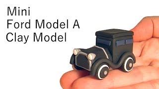 Mini "Ford Model A" made with Polymer Clay