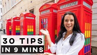 30 essential London tips in 9 minutes