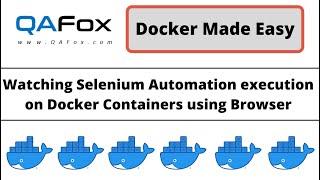 Watch Selenium Automation Tests running on Containers using Browser (Docker Made Easy - Part 14)