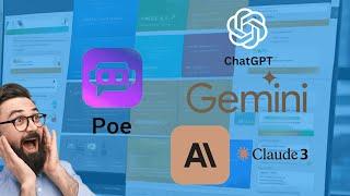 How To Use Poe.com - One Interface, Multiple GPTs