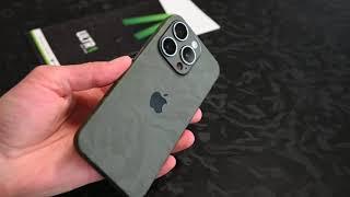 iPhone 15 Pro Camo Green Skin Application Tutorial - ULTRA Skins - How to apply a skin wrap?