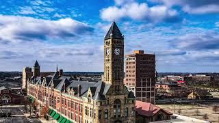 Dji Mavic Air 2 (Drone) Springfield, Ohio-Heritage Building-Springfield Downtown-Springfield High