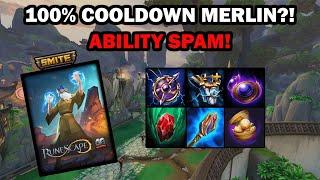 I BUILT 100% COOLDOWN ON MERLIN, IT WAS INSANITY!