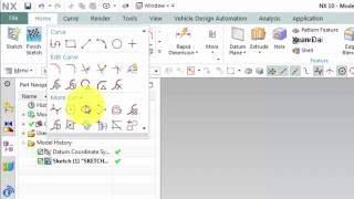 Nx cad training tutorials how to use ellipse command in sketch