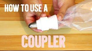 How to Use a Coupler and Piping Bag by Yummy Paper