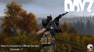 How to Succeed on Dayz Official servers - Part 1 Guide