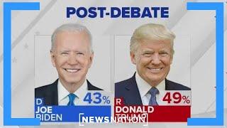 New poll shows Trump leading Biden post-debate | The Hill