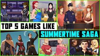Top 5 Game's Like Summertime saga | 2024 | 2D Visual Novel | Part - 5