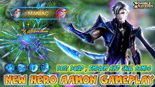 BUFF AAMON BROKEN DAMAGE BUILD GAMEPLAY #mlbb #mobilelegends #highlights #aamon