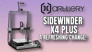 Artillery Sidewinder X4 Plus 3D Printer - A Refreshing Change!