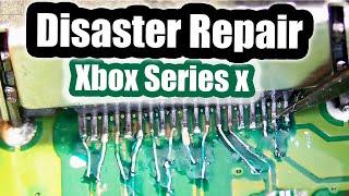 Disaster Prior Repair Attempt - Xbox Series X
