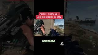 GLITCH THROUGH LOCKED DOORS IN DMZ #cod #mw2 #shortvideo #dmz #building21 #skills #glitch #hacker